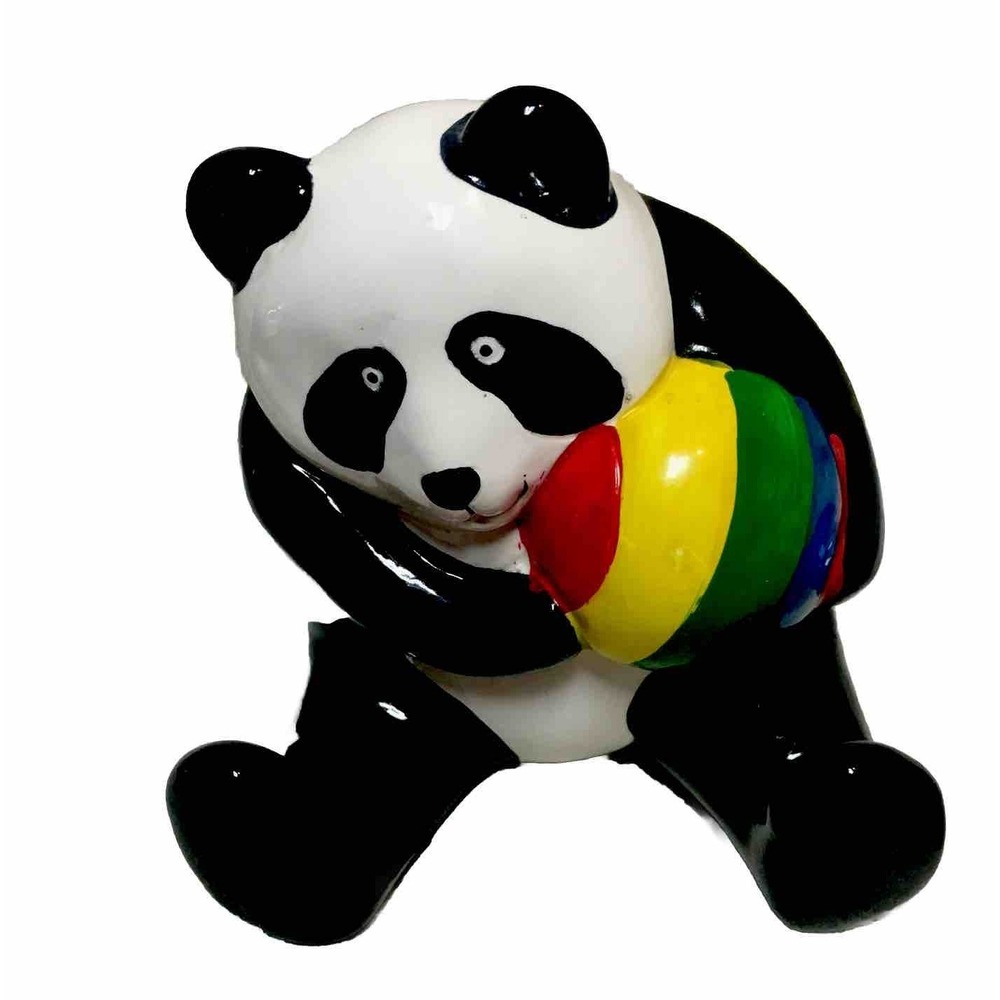 Vintage Omnibus Kids Room Panda Wall Clothes Hanger Decor